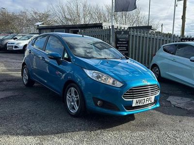 Used Ford Fiesta Zetec 2013 Blue Hatchback