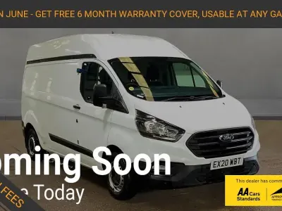 Used Ford Transit Custom 105 HP (77 kW) 2020 White Van