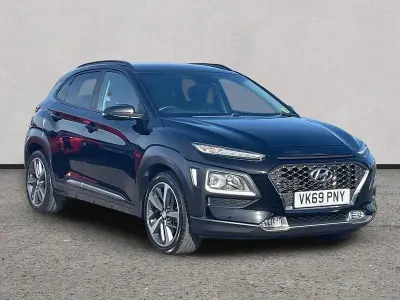 Second-hand Hyundai Kona Premium SE 120 CP (88 kW) 2019 Negru SUV