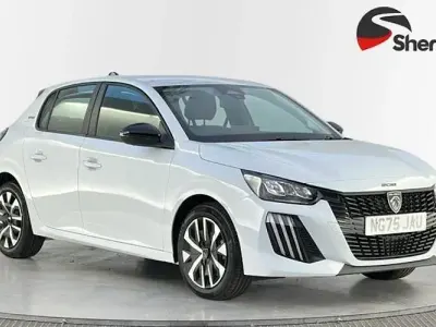New Peugeot 208 Style 101 HP (74 kW) 2025 White Hatchback