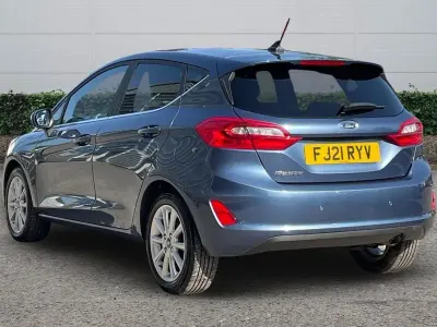 Used Ford Fiesta Titanium 2021 Blue Hatchback