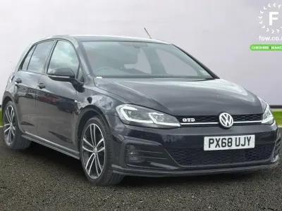 Used VW Golf VII GTD 184 HP (135 kW) 2018 Black Hatchback