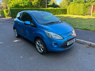 Used Ford Ka Zetec 69 HP (50 kW) 2015 Blue Hatchback