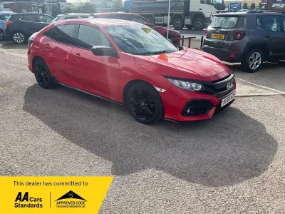 Used Honda Civic Sport 126 HP (92 kW) 2019 Red Hatchback