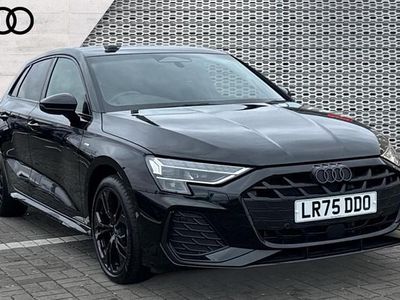 Black Used 2025 Audi A3 e-tron S-Line Hatchback | £32,689