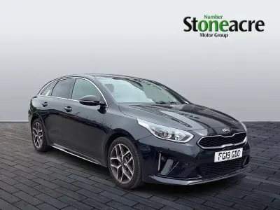 Used Kia ProCeed GT-Line 136 HP (100 kW) 2019 Black Estate