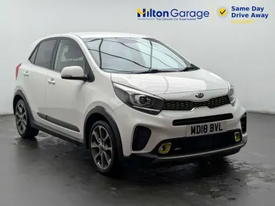 Second-hand Kia Picanto X-Line 84 CP (61 kW) 2018 Alb Hatchback