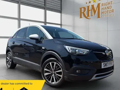 Used Vauxhall Crossland X Elite 110 HP (80 kW) 2017 Black SUV
