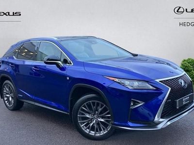 Blue Used 2018 Lexus RX450h Sport Line SUV | £25,490 (Fair price)