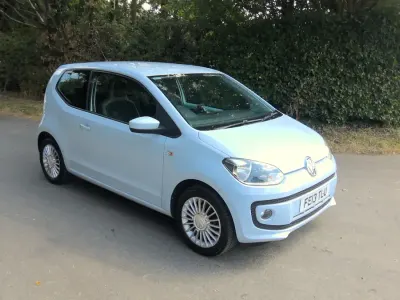 Used VW up! high up! 75 HP (55 kW) 2013 Blue Hatchback
