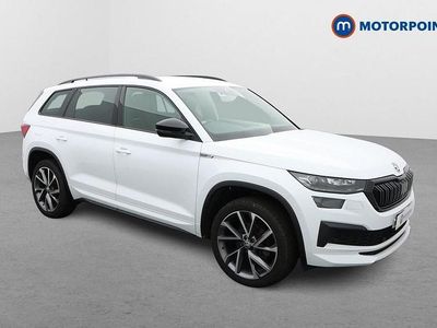 Used Skoda Kodiaq SportLine 2022 White SUV
