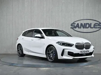 Used BMW 118 M Sport 140 HP (102 kW) 2020 White Hatchback
