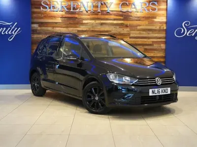 Used VW Golf Sportsvan SE 110 HP (80 kW) 2016 Black MPV