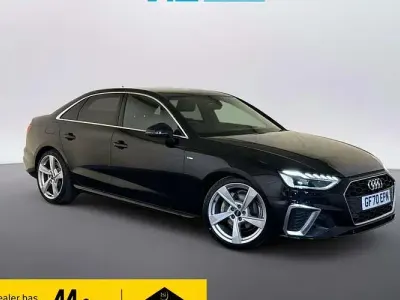 Used Audi A4 S-Line 204 HP (150 kW) 2020 Black Sedan