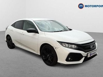 Used Honda Civic Sport 2021 White Hatchback
