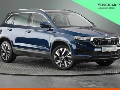 Używany Skoda Karoq SE L 110 KM (80 kW) 2022 Niebieski SUV