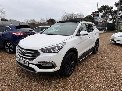 Used Hyundai Santa Fe Edition 200 HP (147 kW) 2017 White SUV