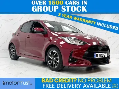 Used Toyota Yaris Design 116 HP (85 kW) 2021 Red Hatchback