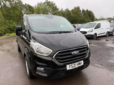 Used Ford Transit Custom Limited 130 HP (95 kW) 2021 Black Van