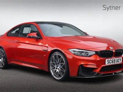 Begagnad BMW M4 Competition Edition 450 HK (330 kW) 2020 Orange Sportkupé