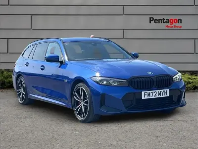 Used BMW 330 M Sport 288 HP (211 kW) 2022 Blue Estate
