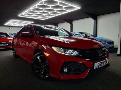 Red Used 2018 Honda Civic EX Hatchback | £11,995 (Fair price)