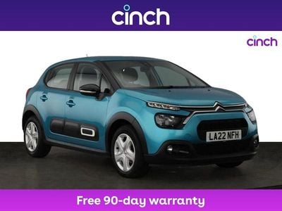 Blue Used 2022 Citroën C3 PureTech Hatchback | £9,599 (Fair price)