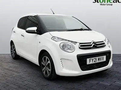 Used Citroën C1 Shine 72 HP (52 kW) 2021 White Hatchback