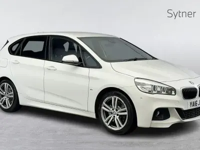 Used BMW 225 Active Tourer M Sport 228 HP (167 kW) 2016 White MPV