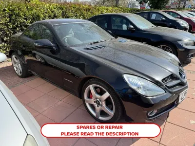 Begagnad Mercedes SLK200 184 HK (135 kW) 2010 Svart Cab