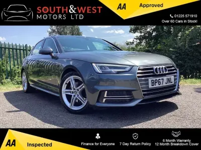 Used Audi A4 S-Line 150 HP (110 kW) 2017 Grey Sedan