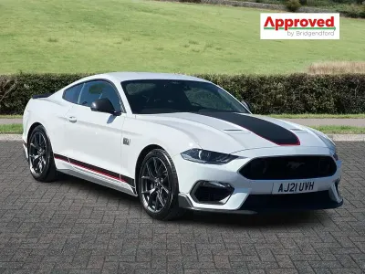 Begagnad Ford Mustang Mach 1 2021 Vit Sportkupé