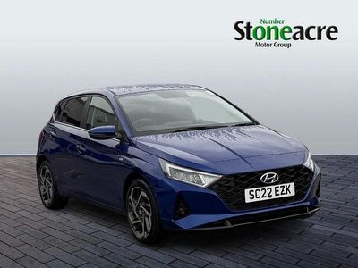 Blue Used 2022 Hyundai i20 Premium Hatchback | £11,995 (Fair price)