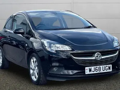 Begagnad Vauxhall Corsa 75 HK (55 kW) 2017 Svart Halvkombi