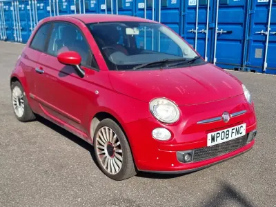 Used Fiat 500 Sport 2008 Red Hatchback
