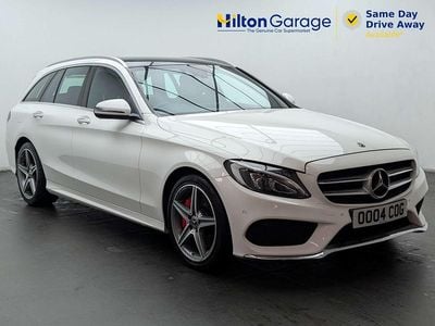 Used Mercedes C250 AMG Line Premium Plus 204 HP (150 kW) 2018 White Estate