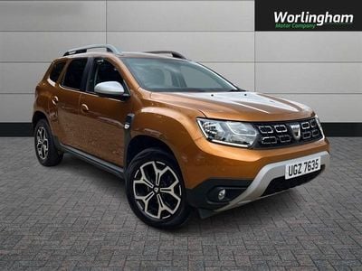 Begagnad Dacia Duster Prestige 115 HK (84 kW) 2021 Orange SUV