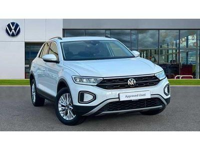 Pure white Used 2023 VW T-Roc Life SUV | £16,828 (Fair price)