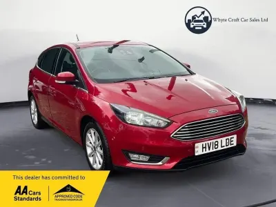 Used Ford Focus Titanium 2018 Red Hatchback
