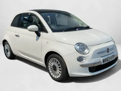 Used Fiat 500 Lounge 69 HP (50 kW) 2013 White Hatchback