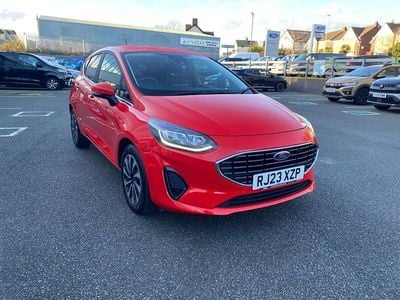 Race red Used 2023 Ford Fiesta Titanium Hatchback | £14,290 (Good price)