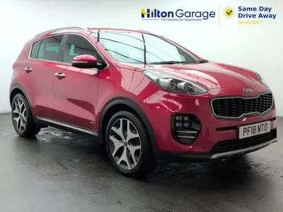 Used Kia Sportage GT-Line 177 HP (130 kW) 2018 Red SUV