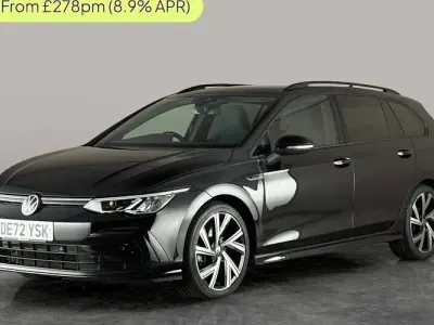 Used VW Golf VIII R-line 150 HP (110 kW) 2022 Black Estate