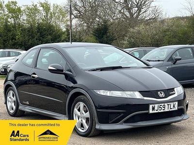 Begagnad Honda Civic Type S 98 HK (72 kW) 2009 Svart Halvkombi