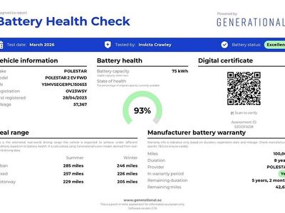 Used Polestar 2 Pilot-lite 169 kW (231 HP) 2023 Silver Hatchback