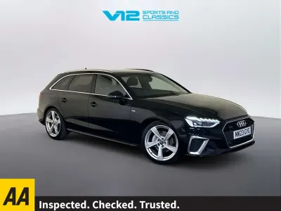 Used Audi A4 S-Line 204 HP (150 kW) 2023 Black Estate