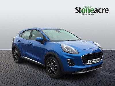 Blue Used 2022 Ford Puma Titanium Hatchback | £13,805 (Fair price)