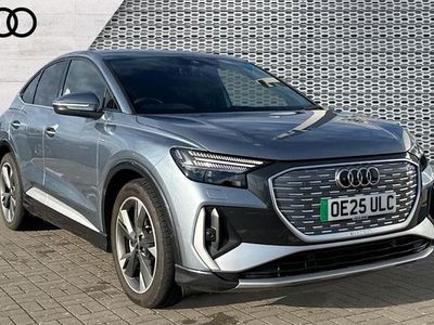 Blue Used 2025 Audi Q4 e-tron S-Line SUV | £33,494 (Fair price)