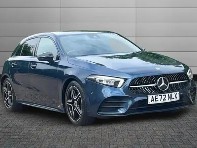 Used Mercedes A180 Executive 136 HP (100 kW) 2022 Denim blue Hatchback