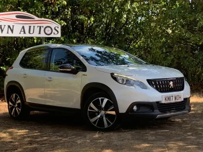 Used Peugeot 2008 GT-line 100 HP (73 kW) 2017 White SUV